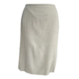 Vtg 90s Saville Rena Rowan Lined Brown Pencil Skirt  24W Office Siren Minimalist